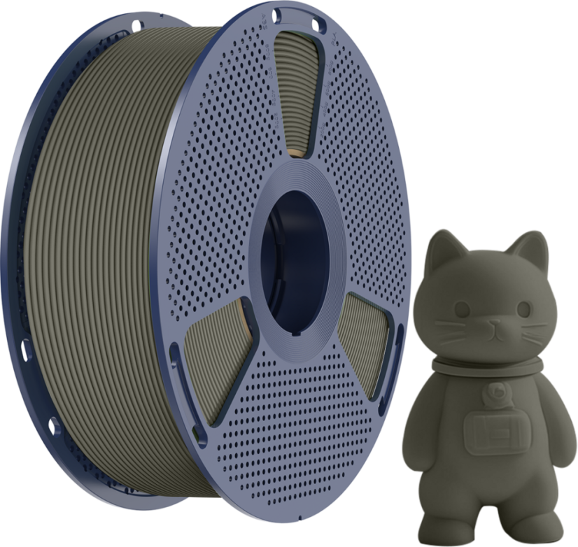 SUNLU PLA pastel matte - HNĚDÁ CLAY matná 1,75MM