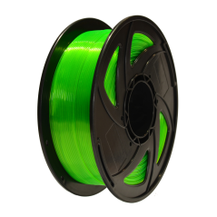 PET-G filament - TRANSPARENTNÍ ZELENÁ 1,75MM