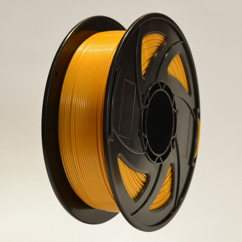 PET-G filament - ZLATÁ, TMAVĚ ŽLUTÁ 1,75MM