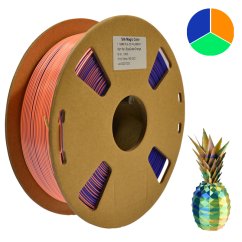 SILK PLA TRICOLOR – Blue, Green, Orange 1,75mm