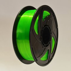 PET-G filament - TRANSPARENTNÍ ZELENÁ 1,75MM