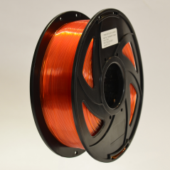 PET-G filament - TRANSPARENTNÍ ORANŽOVÁ 1,75MM