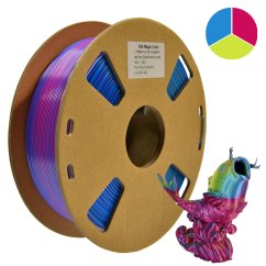 SILK PLA TRICOLOR – Blue, Yellow, Fuchsia 1,75mm