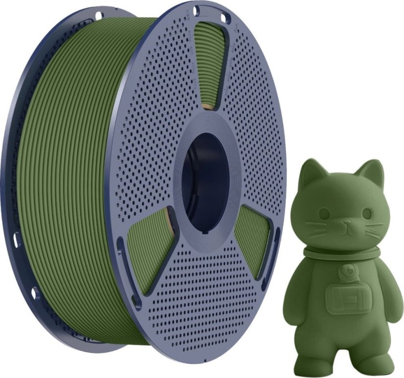 SUNLU PLA pastel matte - Olivová zelená matná 1,75MM